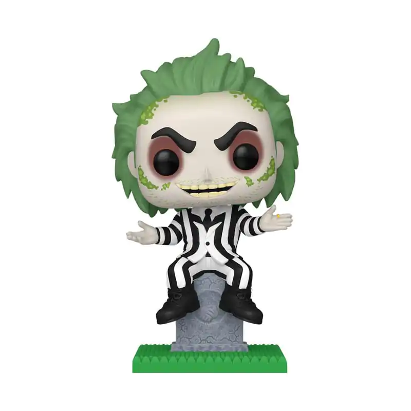 Beetlejuice Funko POP! Plus Movies Vinil Figura Beetlejuice z nagrobnikom 9 cm fotografija izdelka