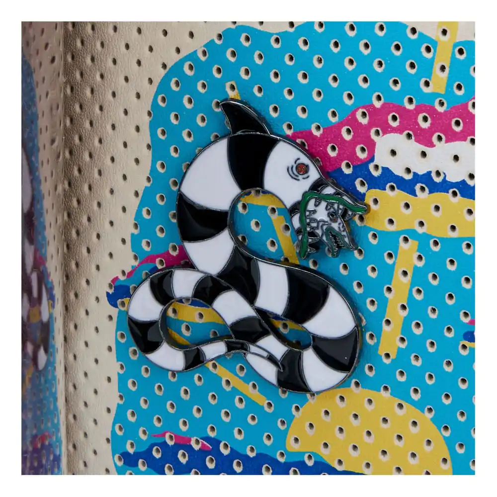 Beetlejuice by Loungefly nahrbtnik mini Priročnik za nedavno umrle Pin Trader fotografija izdelka