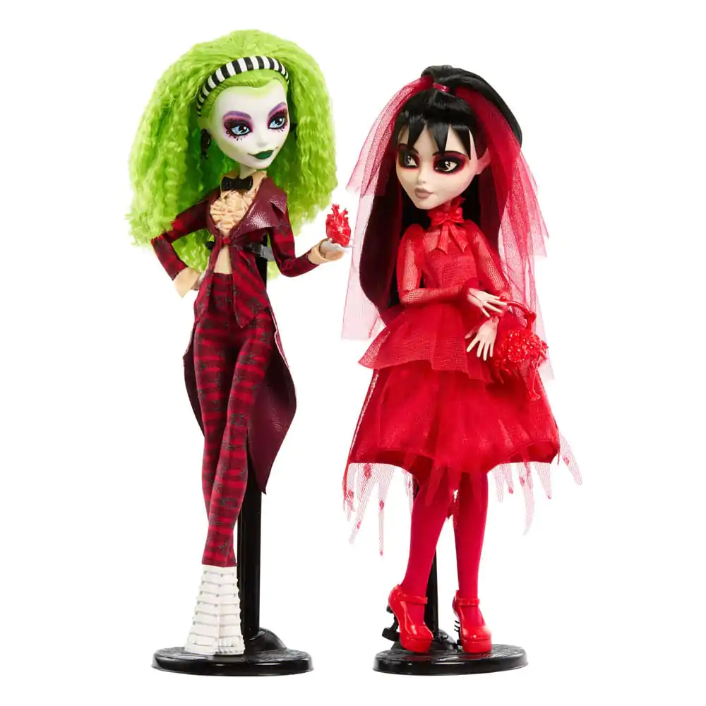 Beetlejuice Monster High Skullector Doll 2-Pack Betelgeuse & Lydia 25 cm Punčka, komplet 2 kos fotografija izdelka