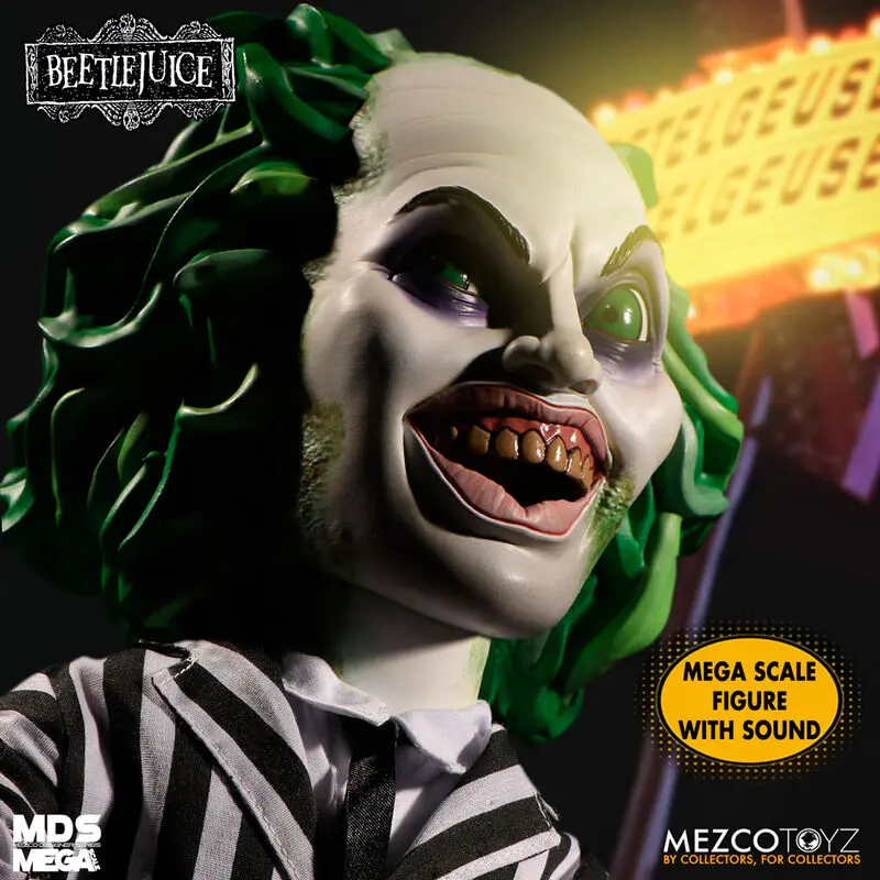 Beetlejuice MDS Mega Scale Govoreča akcijska figura Beetlejuice 38 cm fotografija izdelka