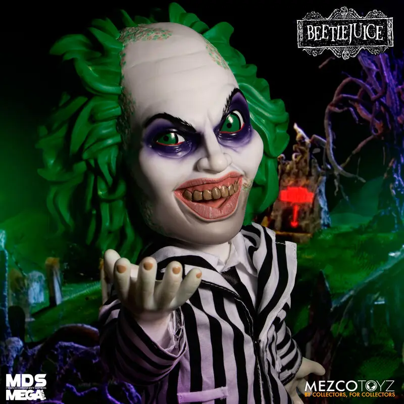 Beetlejuice MDS Mega Scale Govoreča akcijska figura Beetlejuice 38 cm fotografija izdelka