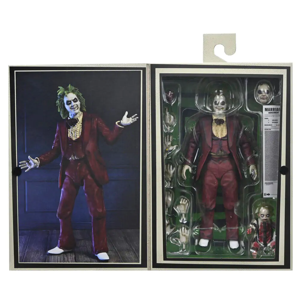 Beetlejuice Ultimate Beetlejuice Poročni Smoking figura 18 cm fotografija izdelka