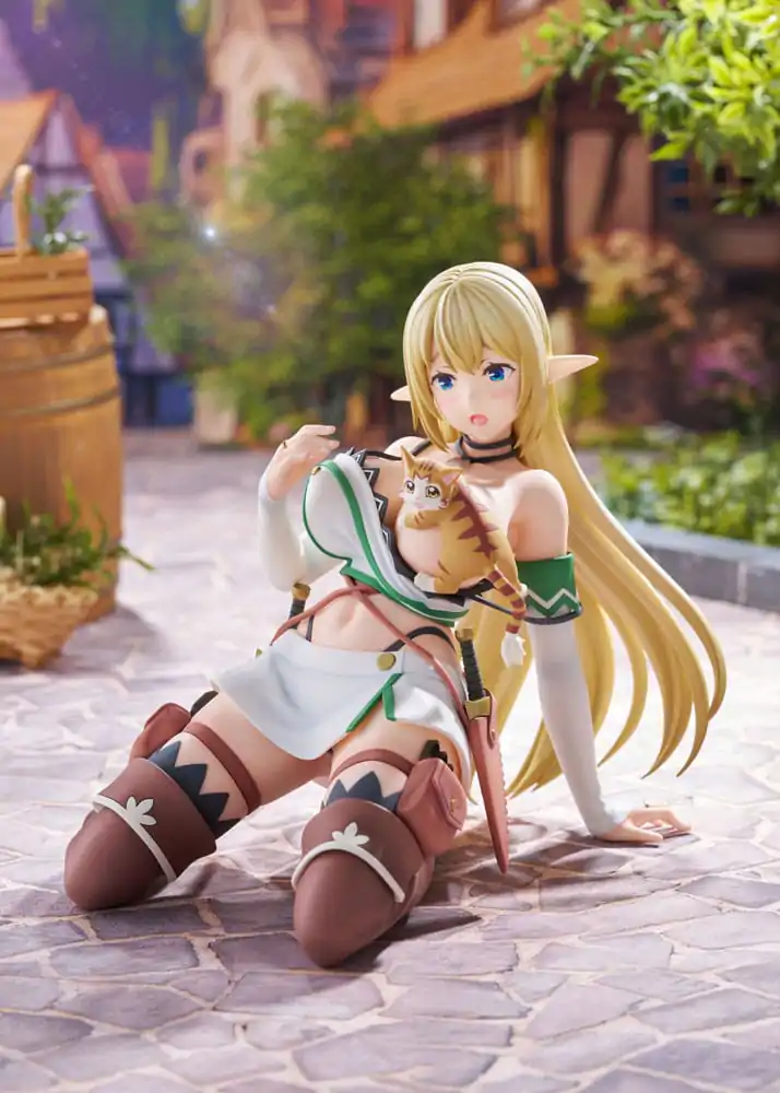 Beheneko PVC kip 1/7 Aria & Tama AmiAmi Omejena izdaja 16 cm fotografija izdelka