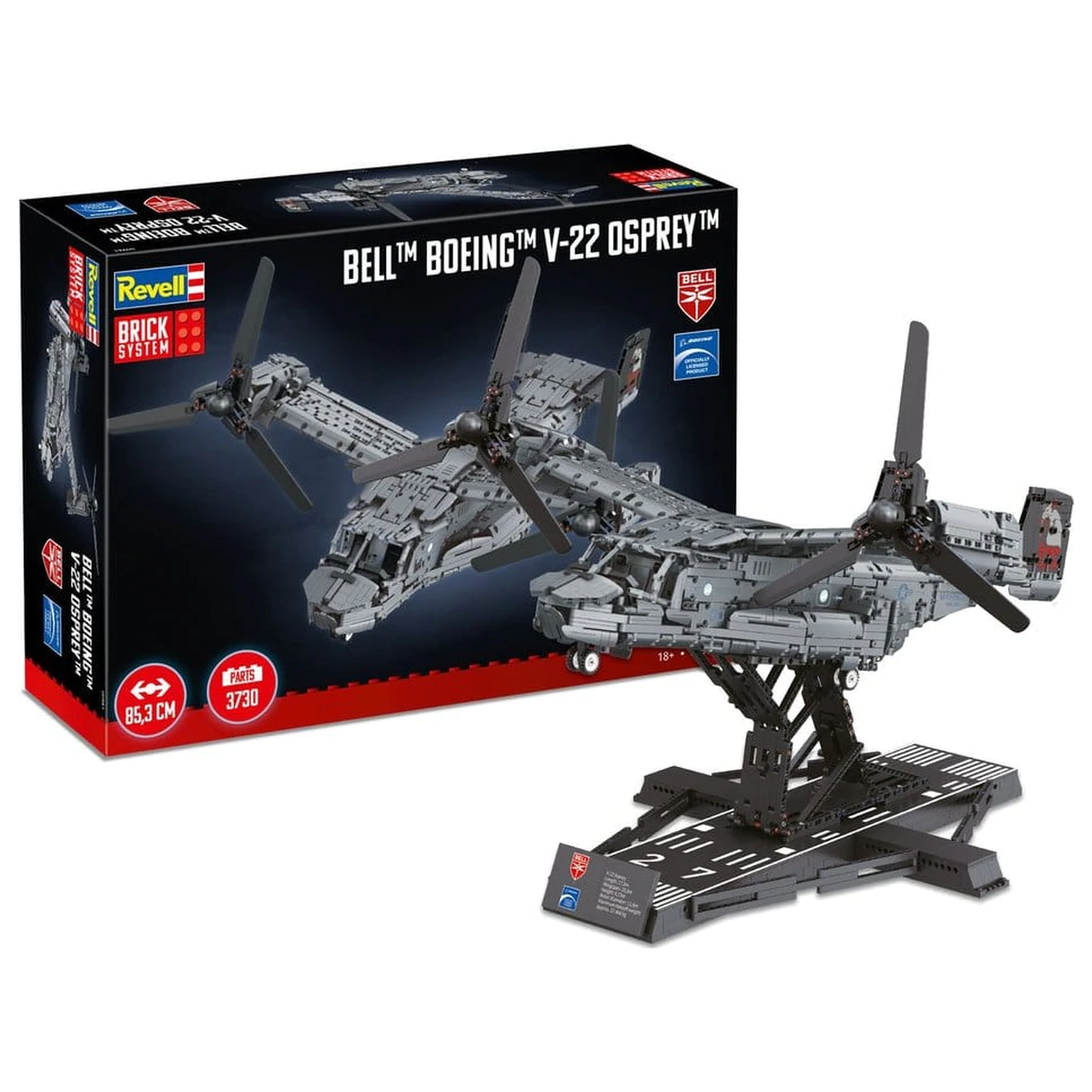 Bell Boeing sistem gradbenih kock Komplet V-22 Osprey 68 cm fotografija izdelka