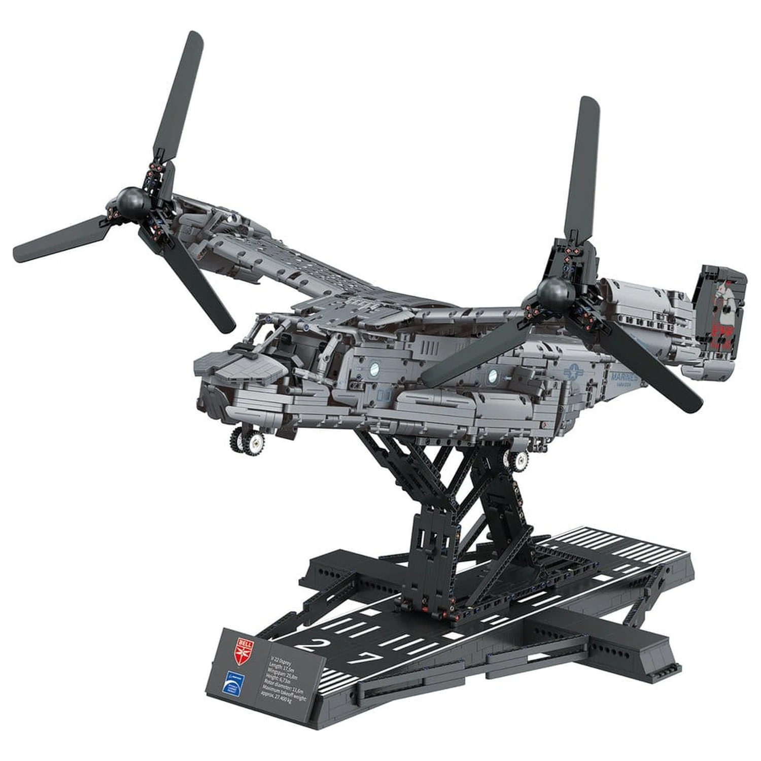Bell Boeing sistem gradbenih kock Komplet V-22 Osprey 68 cm fotografija izdelka