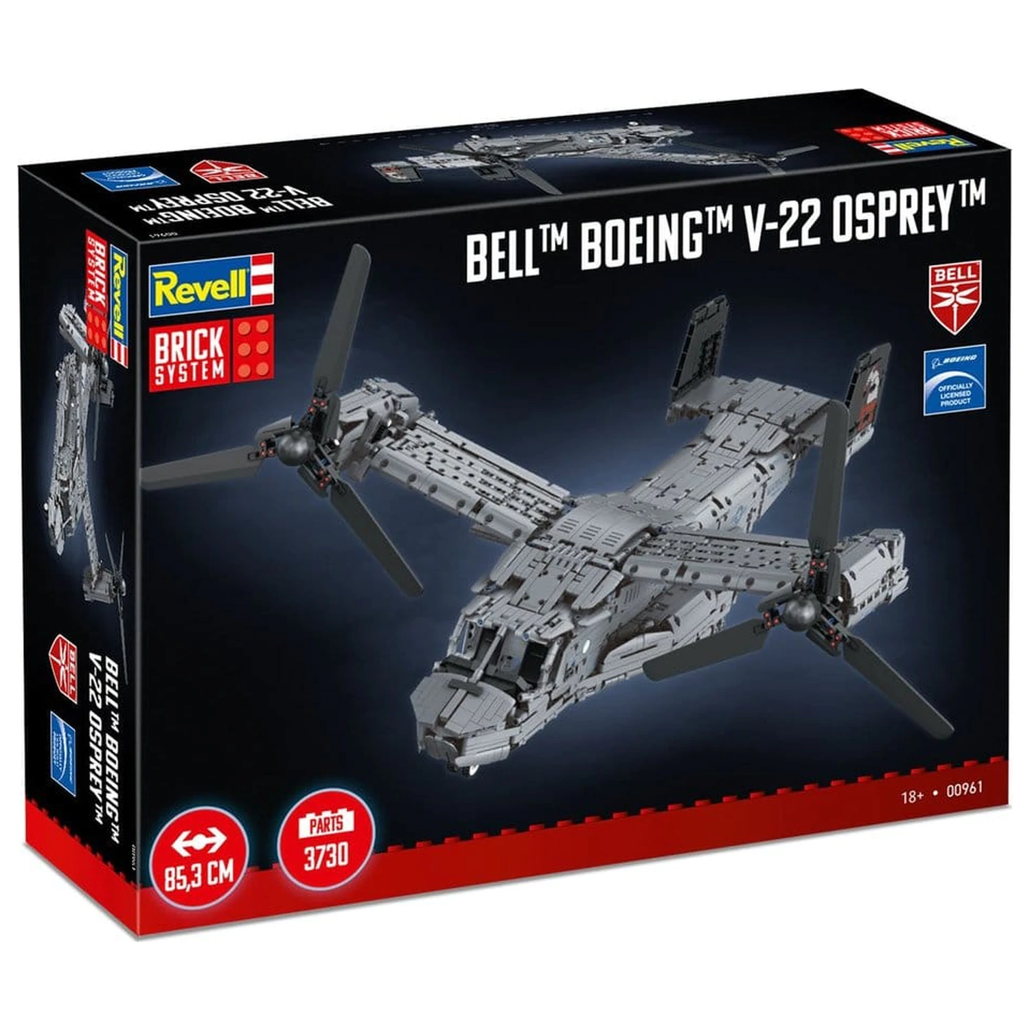 Bell Boeing sistem gradbenih kock Komplet V-22 Osprey 68 cm fotografija izdelka