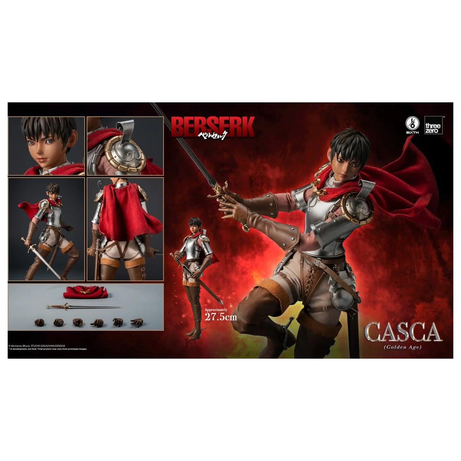 Berserk akcijska figura 1/6 Casca (Golden Age) 28 cm fotografija izdelka