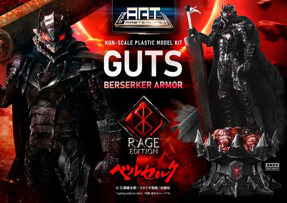 Berserk Build Art Masterline komplet plastičnih modelov Guts Berserker Armor Rage 30 cm fotografija izdelka