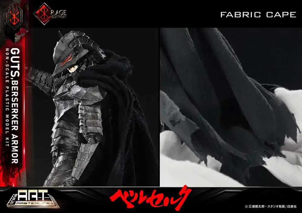 Berserk Build Art Masterline komplet plastičnih modelov Guts Berserker Armor Rage 30 cm fotografija izdelka