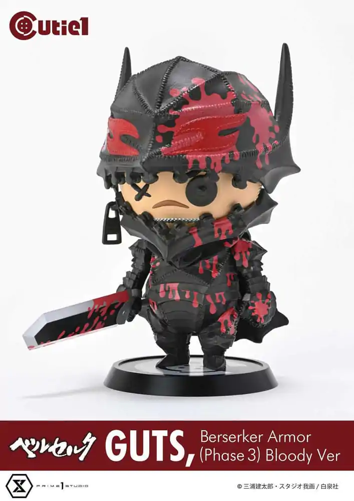 Berserk Cutie1 PVC Figura Guts Berserker Armor (Phase 3) Bloody Ver. 12 cm fotografija izdelka