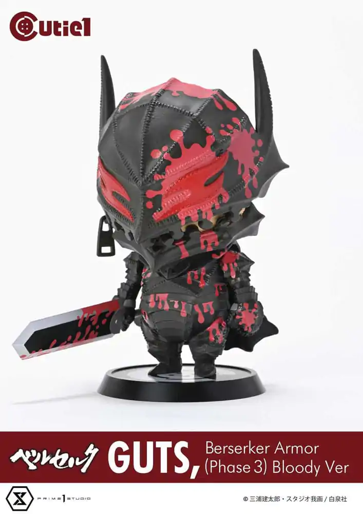 Berserk Cutie1 PVC Figura Guts Berserker Armor (Phase 3) Bloody Ver. 12 cm fotografija izdelka