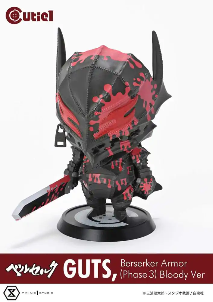 Berserk Cutie1 PVC Figura Guts Berserker Armor (Phase 3) Bloody Ver. 12 cm fotografija izdelka