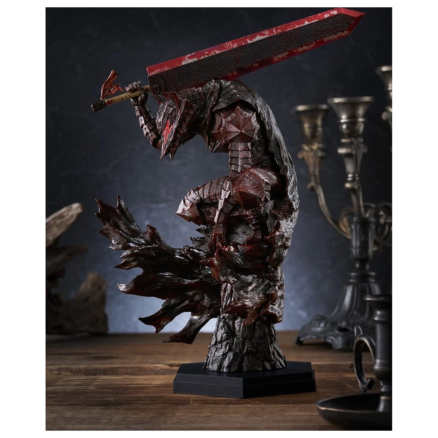 Berserk Pop Up Parade PVC figura Guts (Berserker Armor): Bloody Paint Ver. L velikost 28 cm fotografija izdelka
