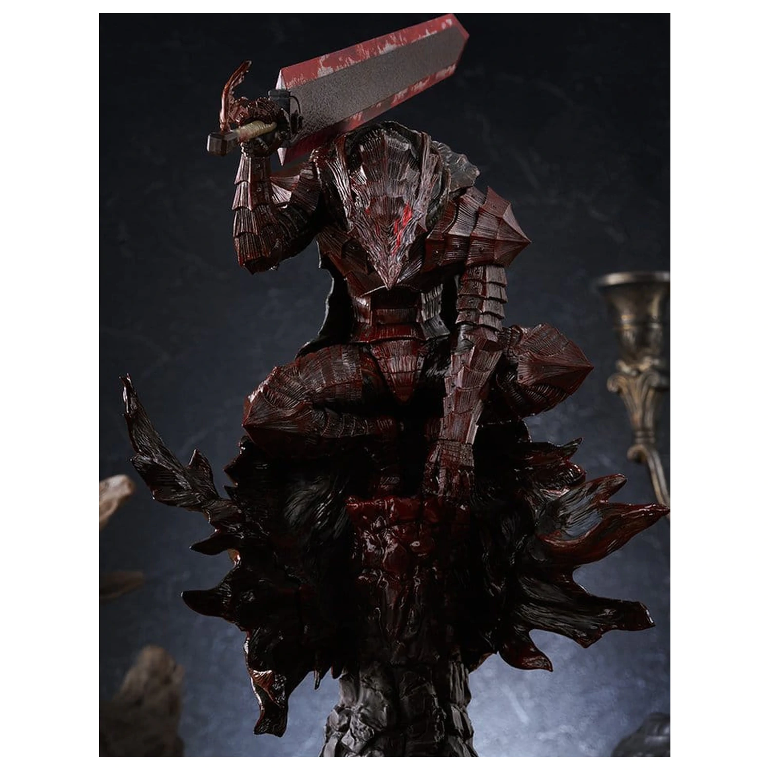 Berserk Pop Up Parade PVC figura Guts (Berserker Armor): Bloody Paint Ver. L velikost 28 cm fotografija izdelka
