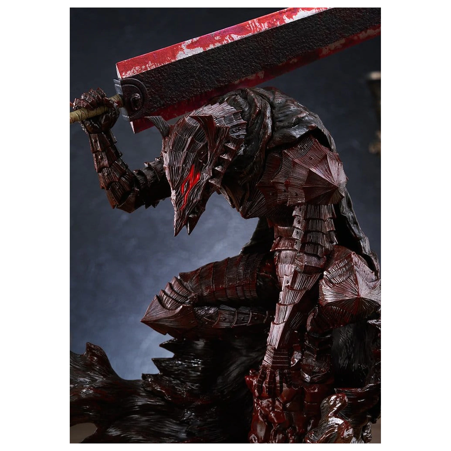 Berserk Pop Up Parade PVC figura Guts (Berserker Armor): Bloody Paint Ver. L velikost 28 cm fotografija izdelka
