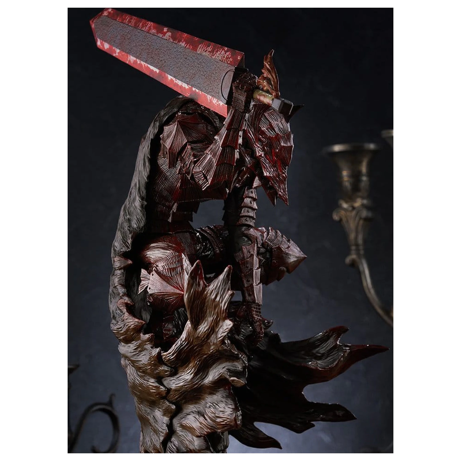 Berserk Pop Up Parade PVC figura Guts (Berserker Armor): Bloody Paint Ver. L velikost 28 cm fotografija izdelka