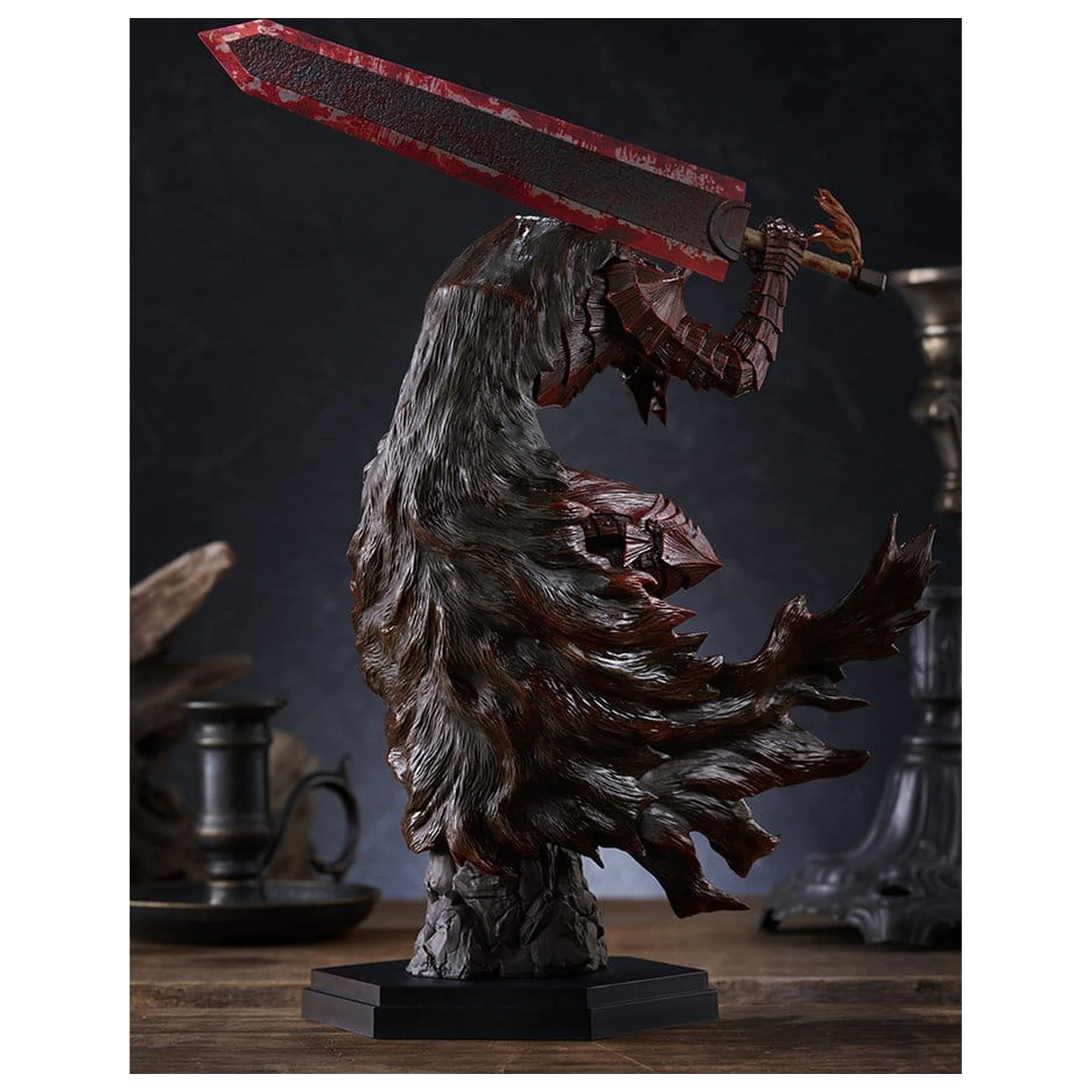 Berserk Pop Up Parade PVC figura Guts (Berserker Armor): Bloody Paint Ver. L velikost 28 cm fotografija izdelka