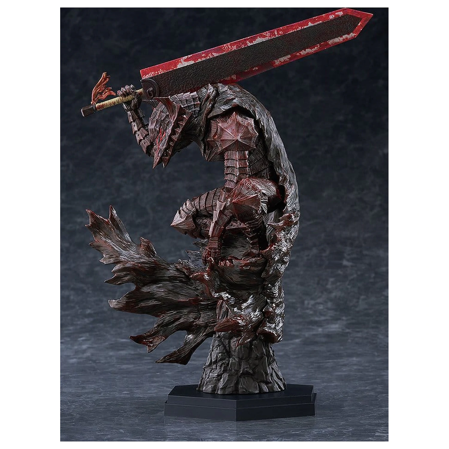 Berserk Pop Up Parade PVC figura Guts (Berserker Armor): Bloody Paint Ver. L velikost 28 cm fotografija izdelka