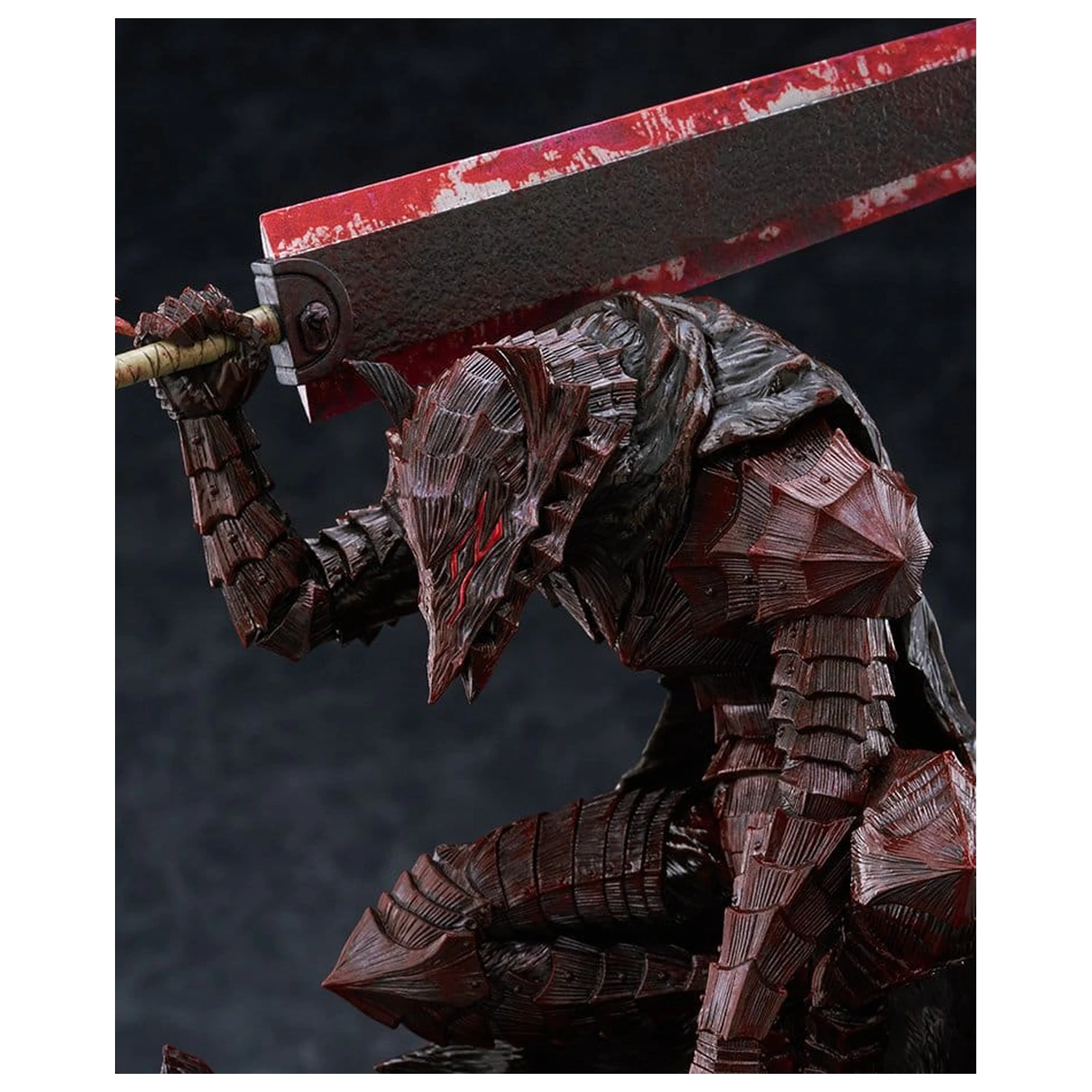 Berserk Pop Up Parade PVC figura Guts (Berserker Armor): Bloody Paint Ver. L velikost 28 cm fotografija izdelka