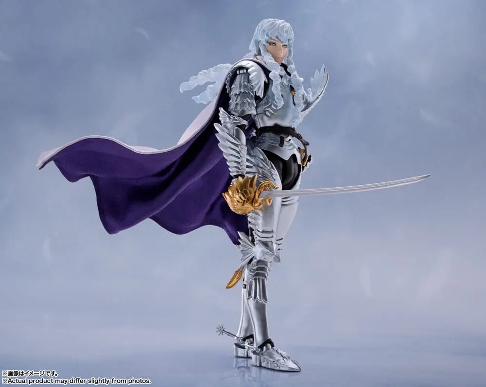 Berserk S.H. Figuarts Akcijska figura Griffith (Hawk of Light) 15 cm fotografija izdelka