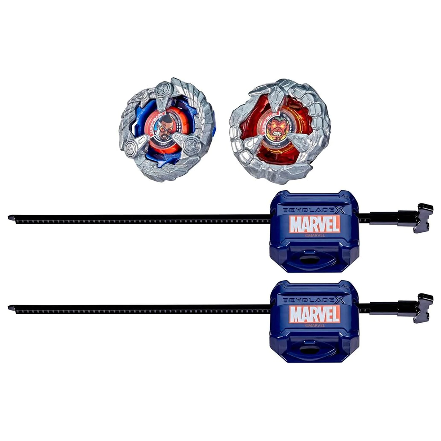 Beyblade X Captain America 4-70GB & Red Hulk 1-80R komplet igra fotografija izdelka