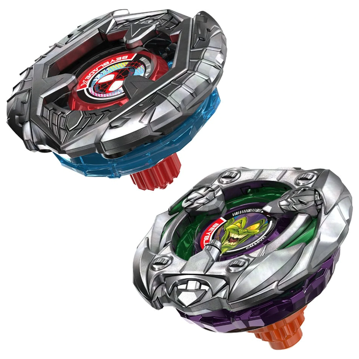 Beyblade X in Marvel Collab Miles Morales 1-60GN proti Green Goblin 9-80HT fotografija izdelka