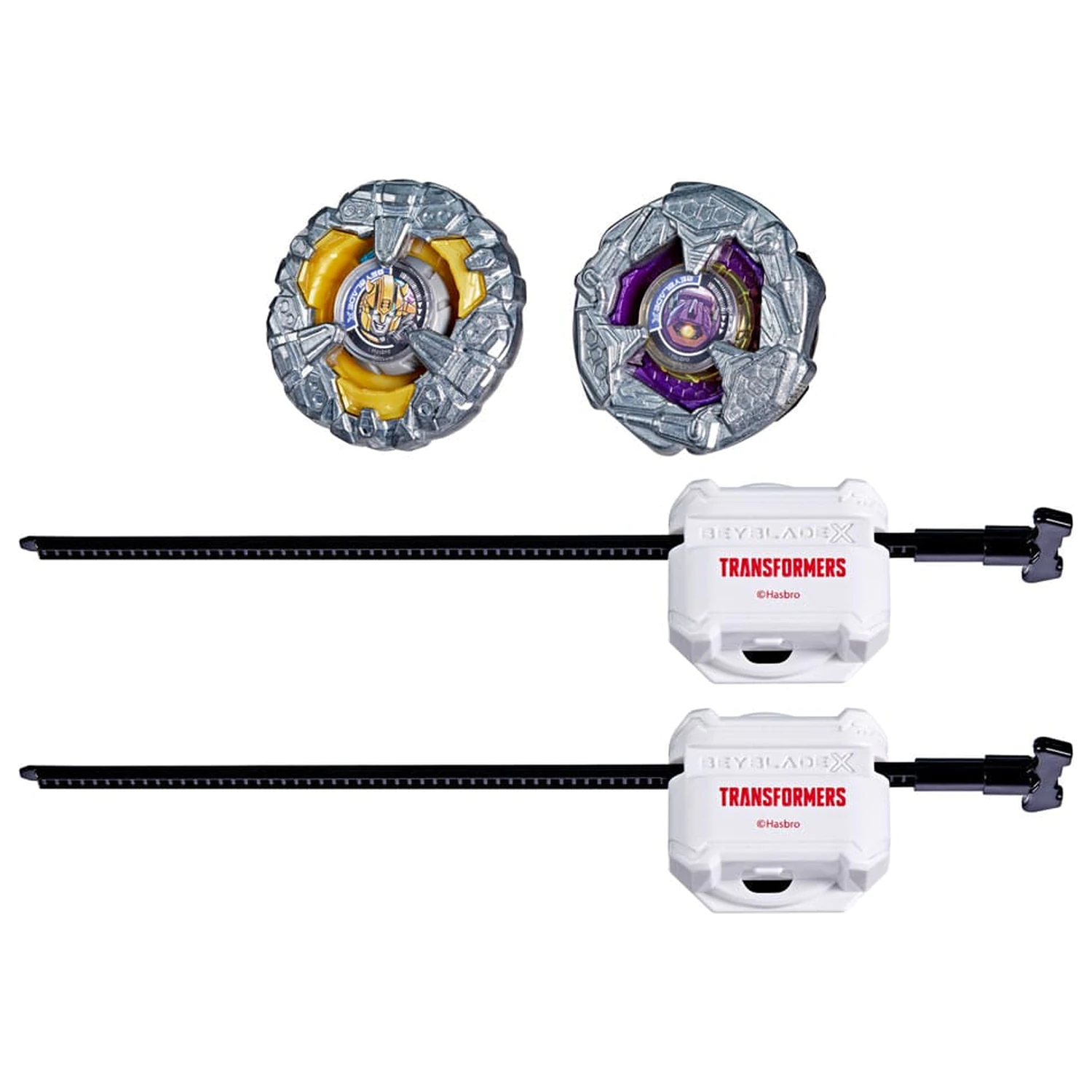 Beyblade X and Transformers Collab Bumblebee 3-60GP vs. Shockwave 5-80O fotografija izdelka
