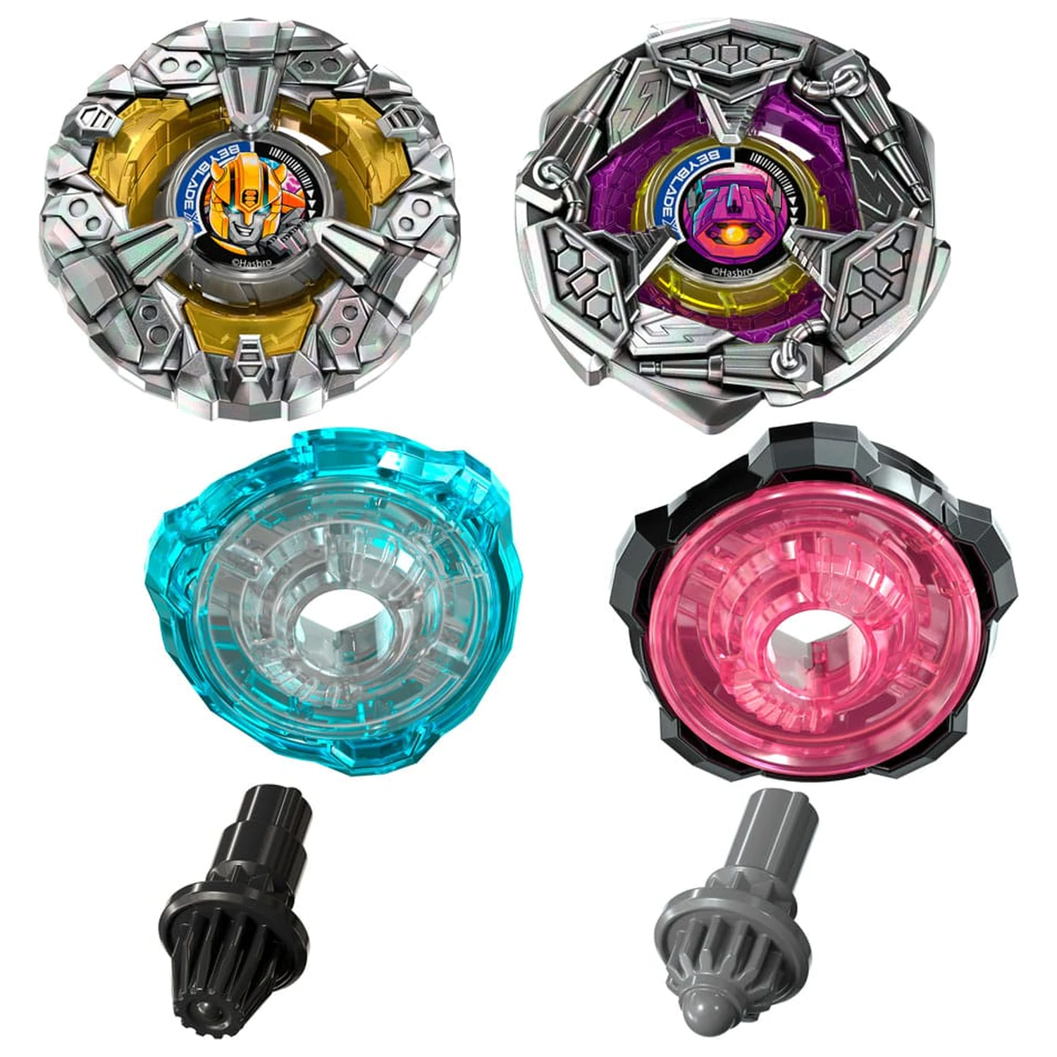 Beyblade X and Transformers Collab Bumblebee 3-60GP vs. Shockwave 5-80O fotografija izdelka