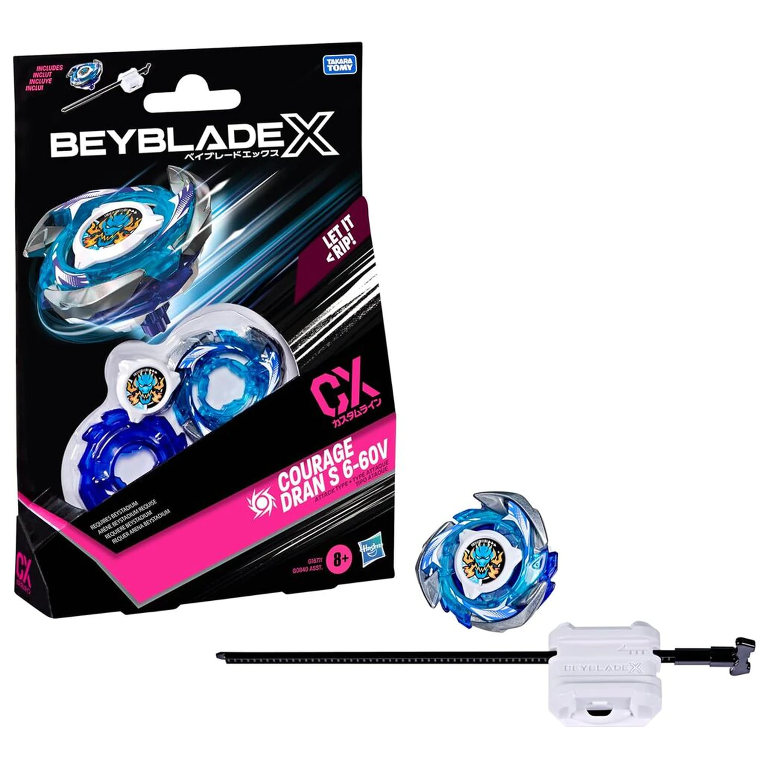 Beyblade X Courage Dran S 6-60V komplet igra fotografija izdelka