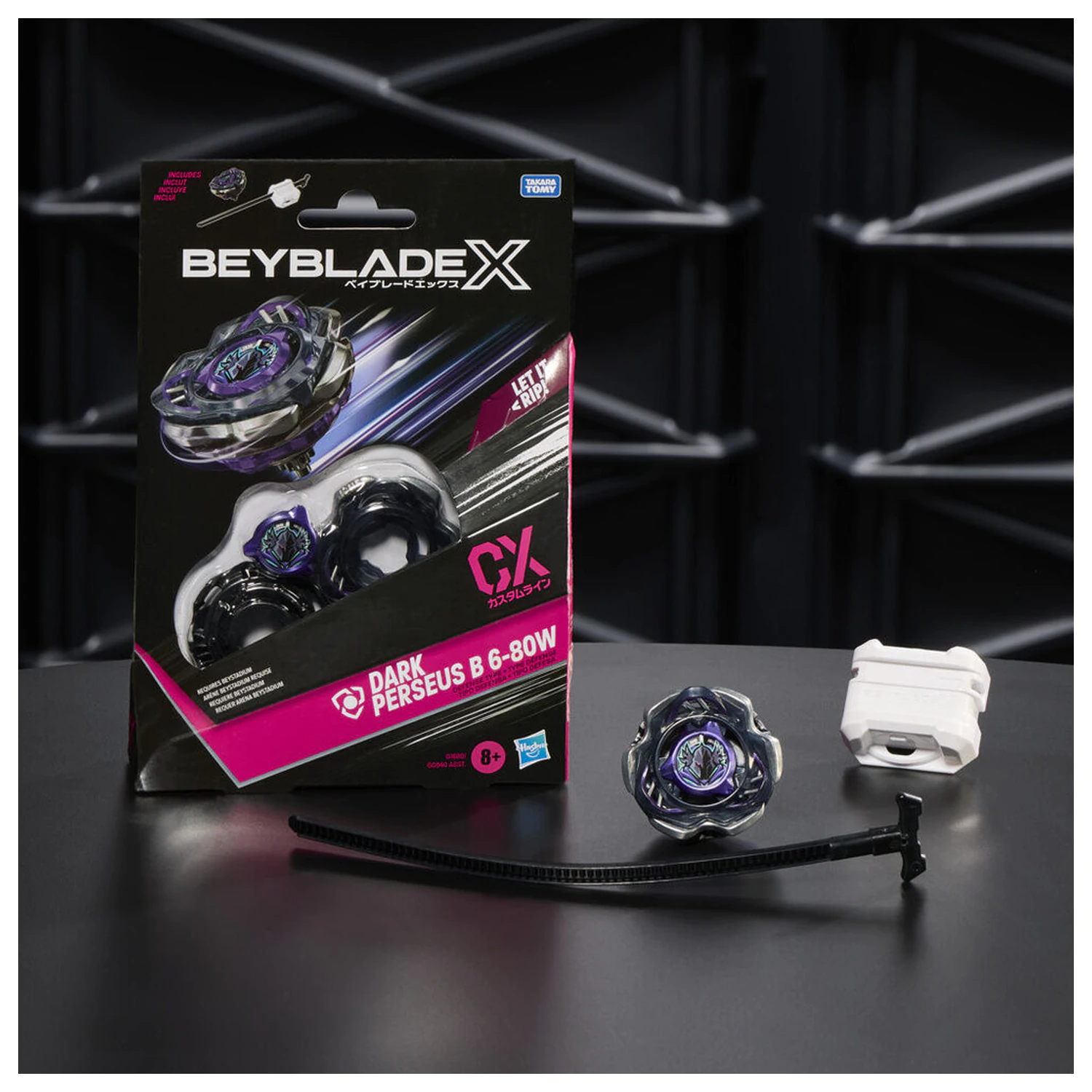 Beyblade X Dark Perseus B 6-80W komplet igra fotografija izdelka