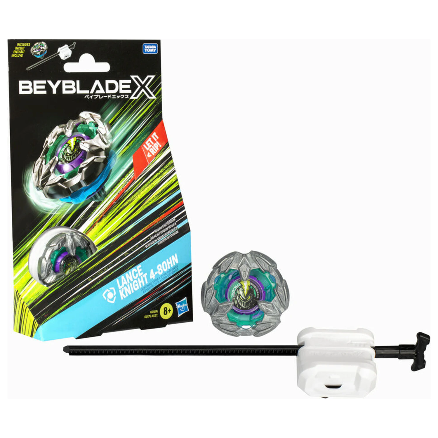 Beyblade X Lance Knight 4-80HN komplet igra fotografija izdelka