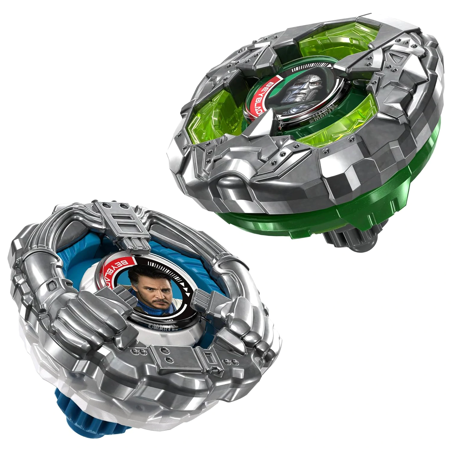 BEYBLADE X Mister Fantastic 9-65A in Doctor Doom 0-80LO fotografija izdelka