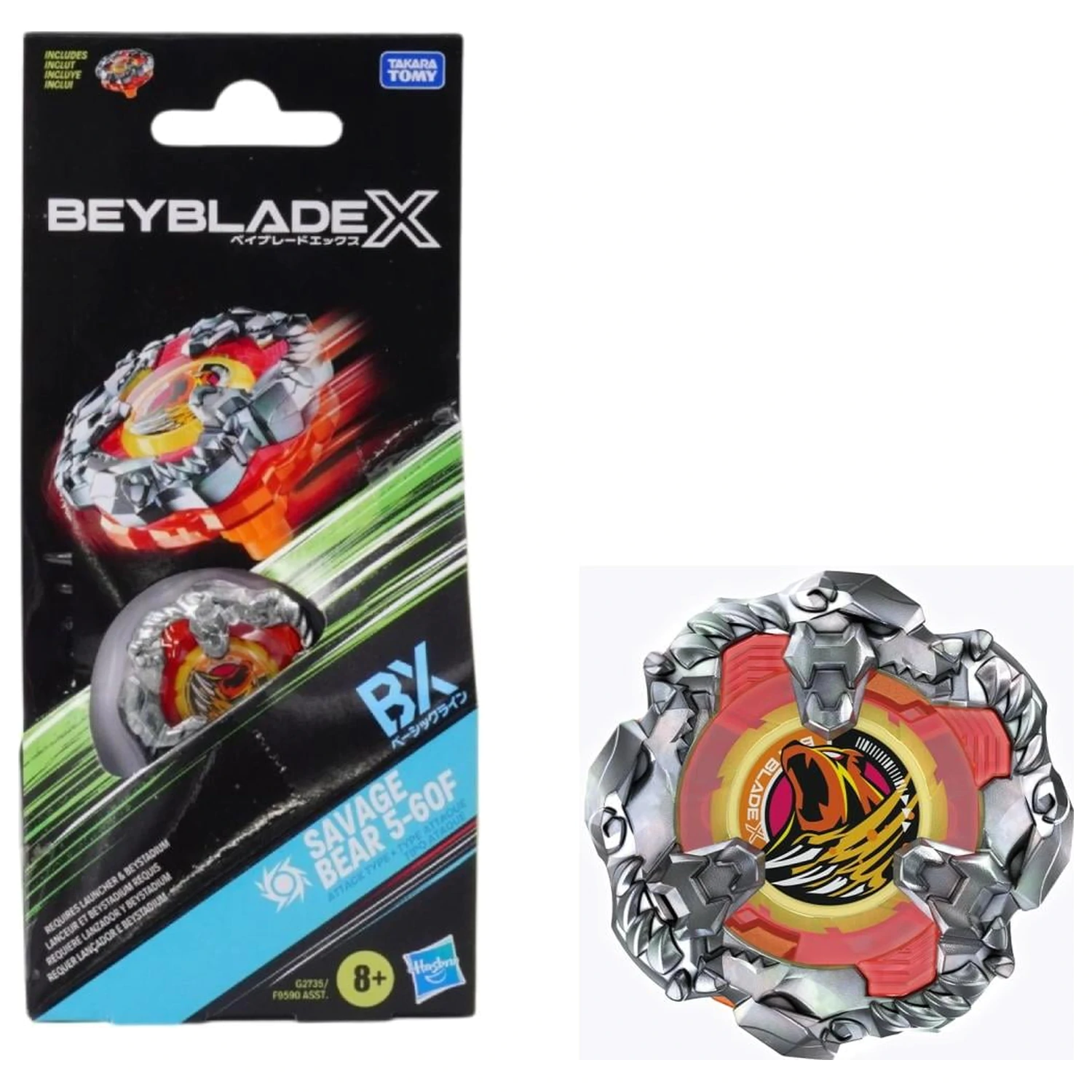 BEYBLADE X Savage Bear 5-660F fotografija izdelka