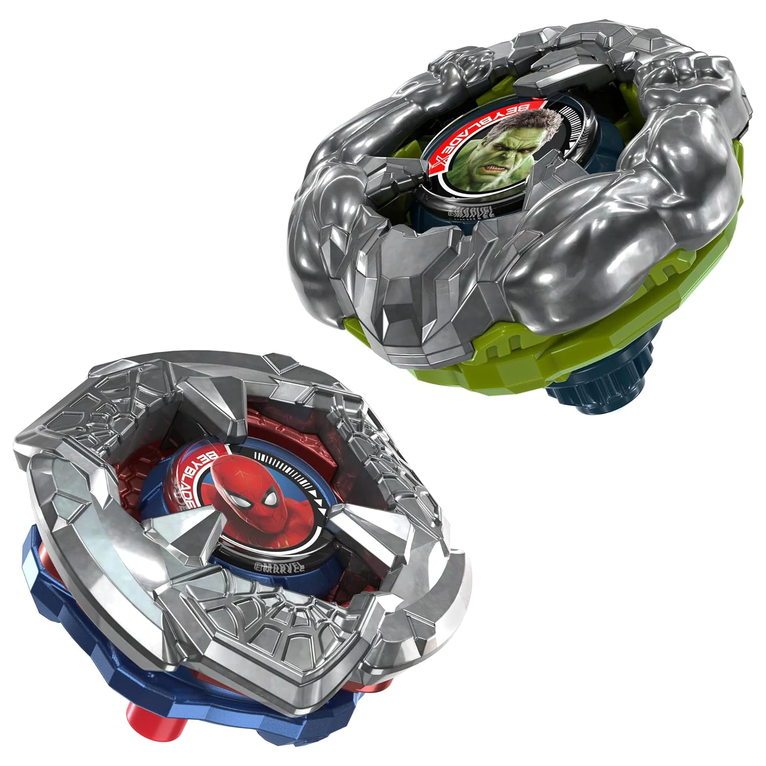 Beyblade X Spider-Man 6-60R in Hulk 3-85N fotografija izdelka