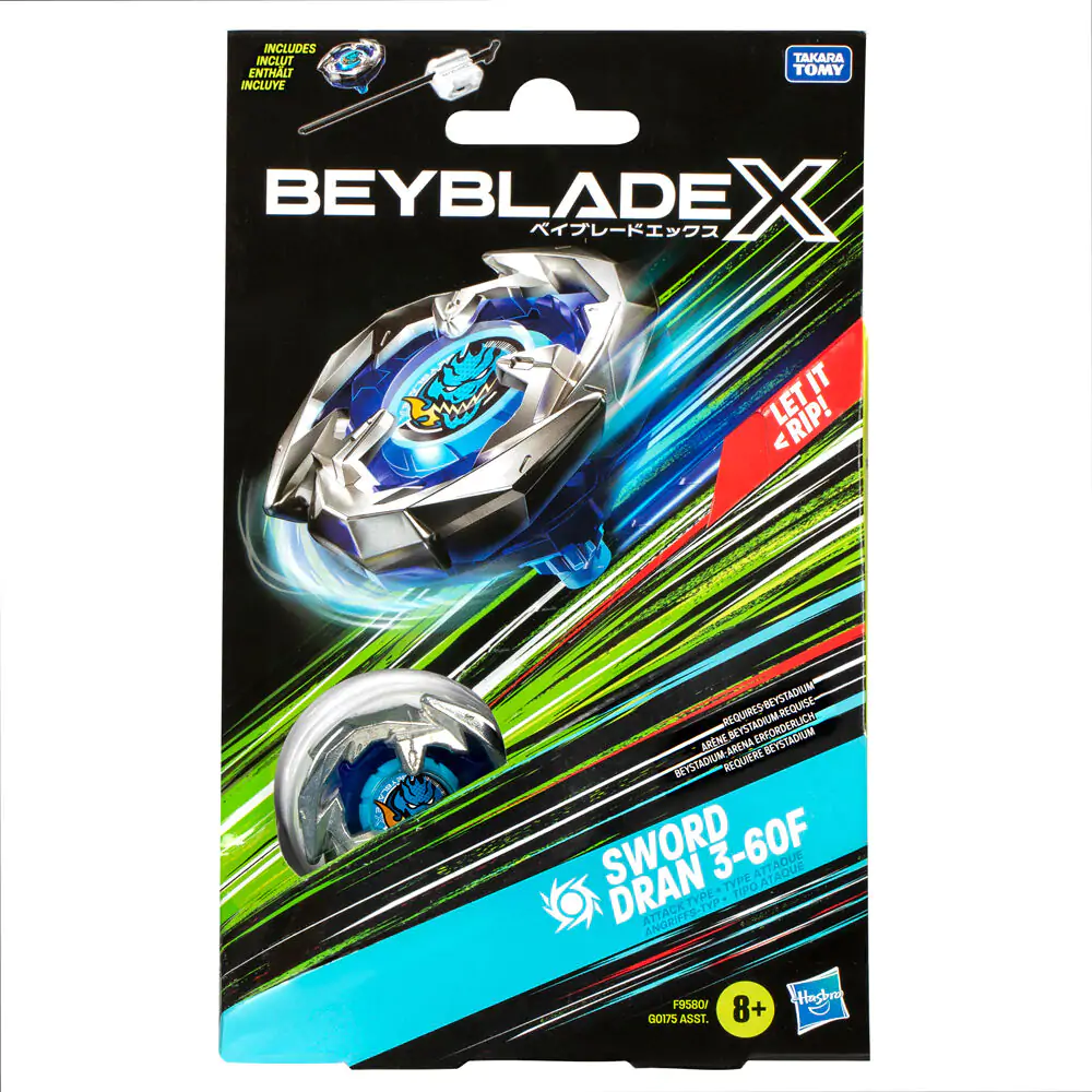 BeybladeX Sword Dran 3-60F igra fotografija izdelka