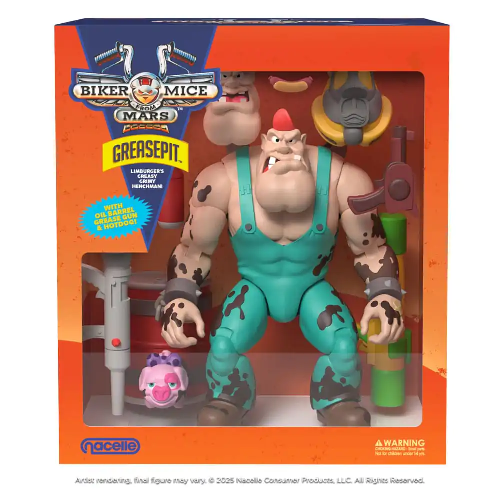 Biker Mice From Mars akcijska figura Greasepit 23 cm fotografija izdelka