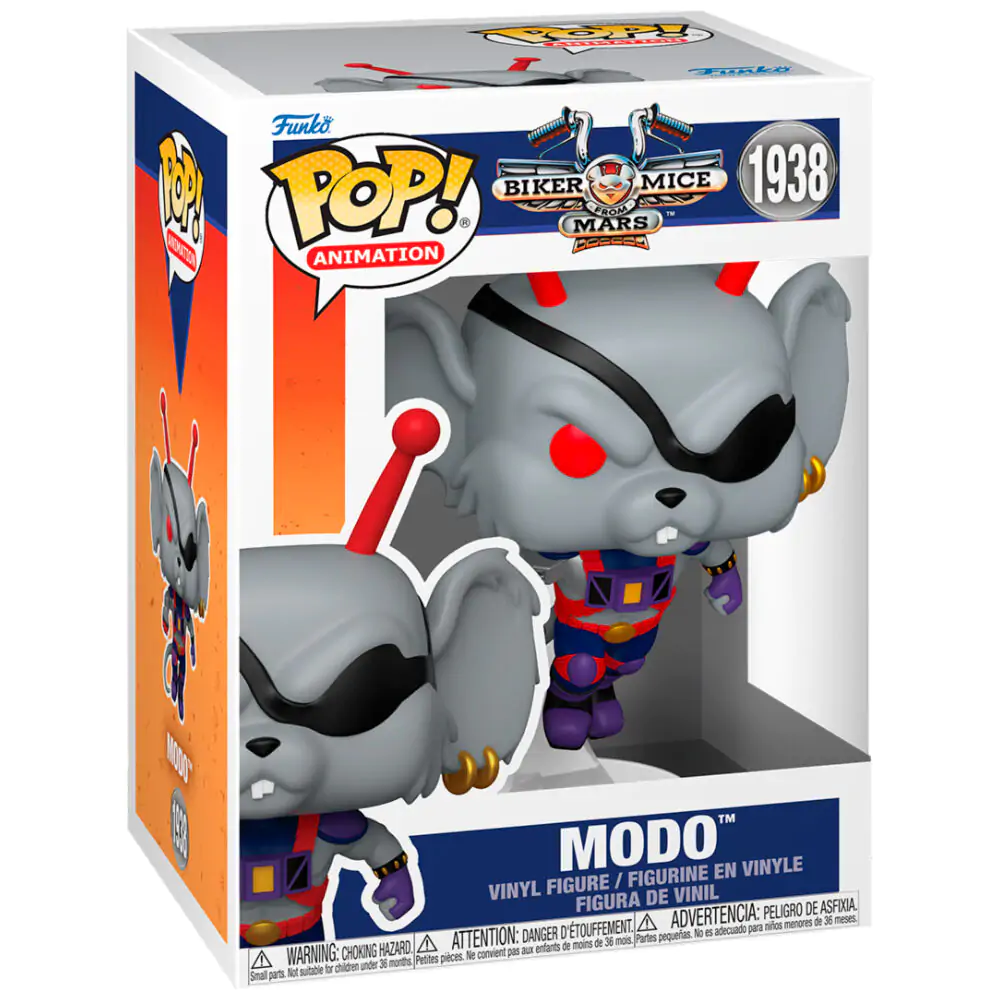 Biker Mice From Mars Pop! Animation Vinilna figura Modo 9 cm fotografija izdelka