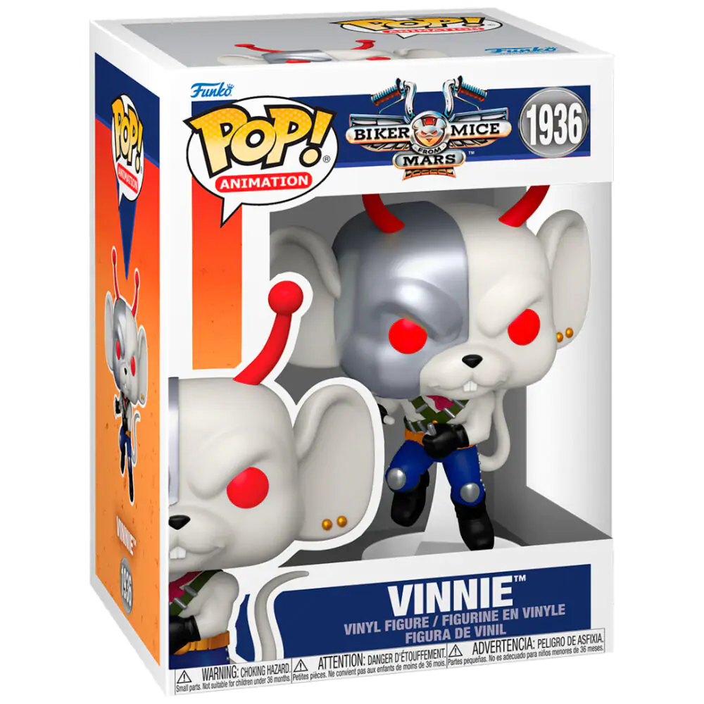 Biker Mice From Mars Pop! Animation Vinilna figura Vinnie 9 cm fotografija izdelka