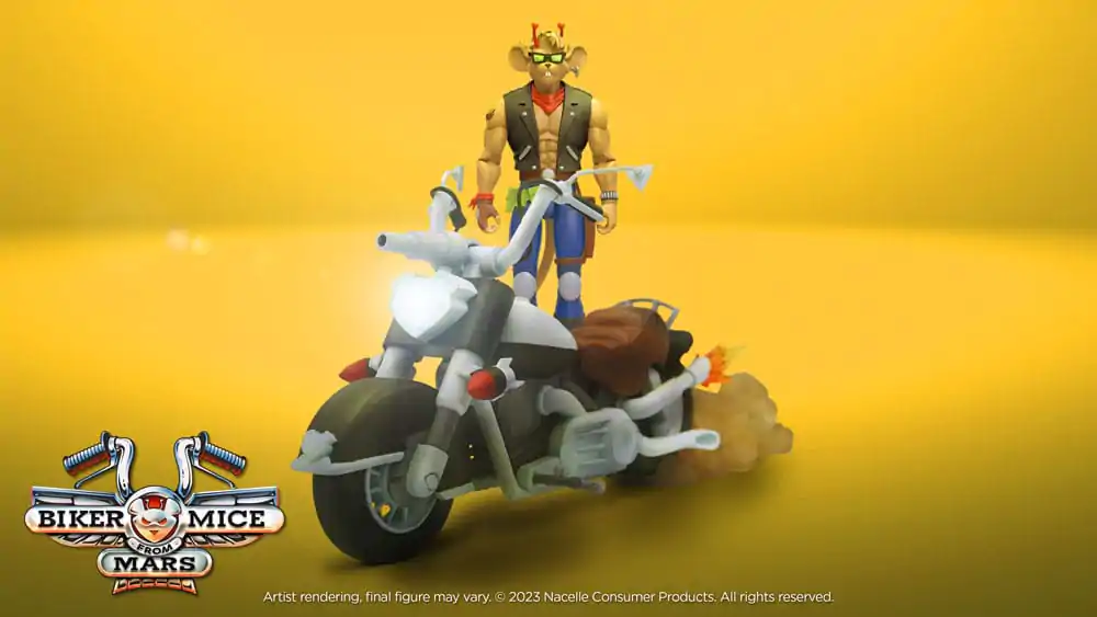 Biker Mice From Mars Vozilo Throttle's Martian Monster motor 23 cm fotografija izdelka
