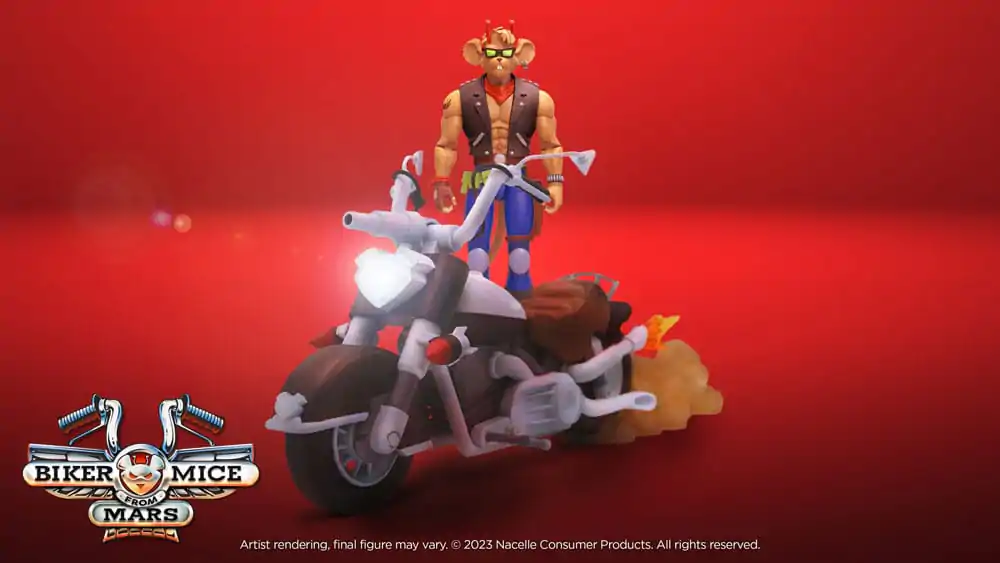 Biker Mice From Mars Vozilo Throttle's Martian Monster motor 23 cm fotografija izdelka