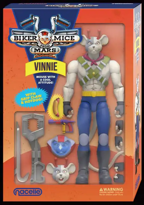 Biker Mice From Mars Akcijska figura Vinnie 17 cm fotografija izdelka