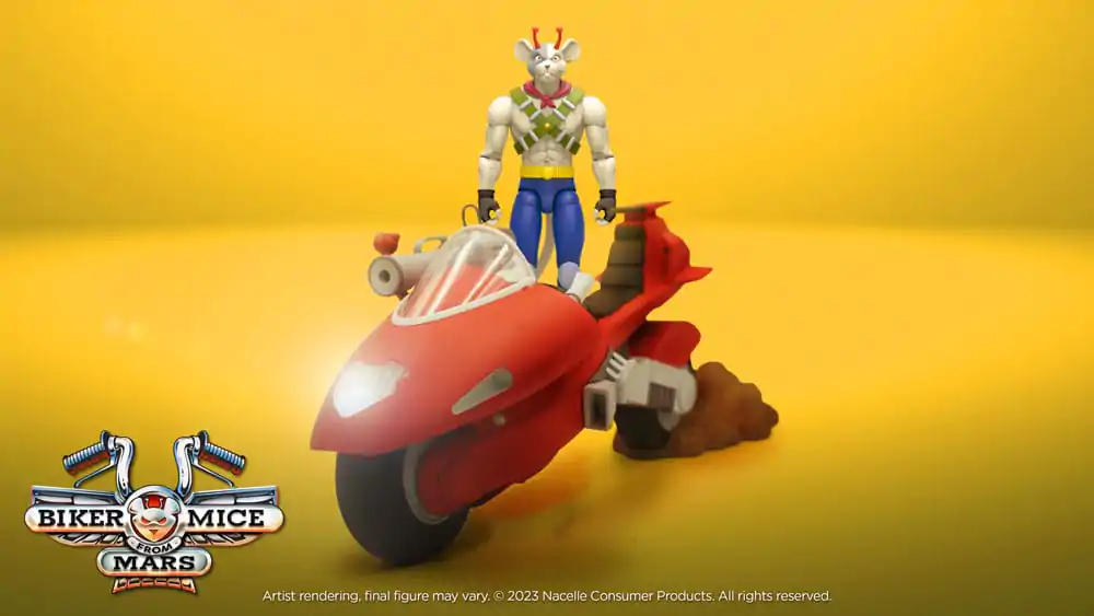 Biker Mice From Mars Vozilo Vinnie's Radical Raketne sani 25 cm fotografija izdelka