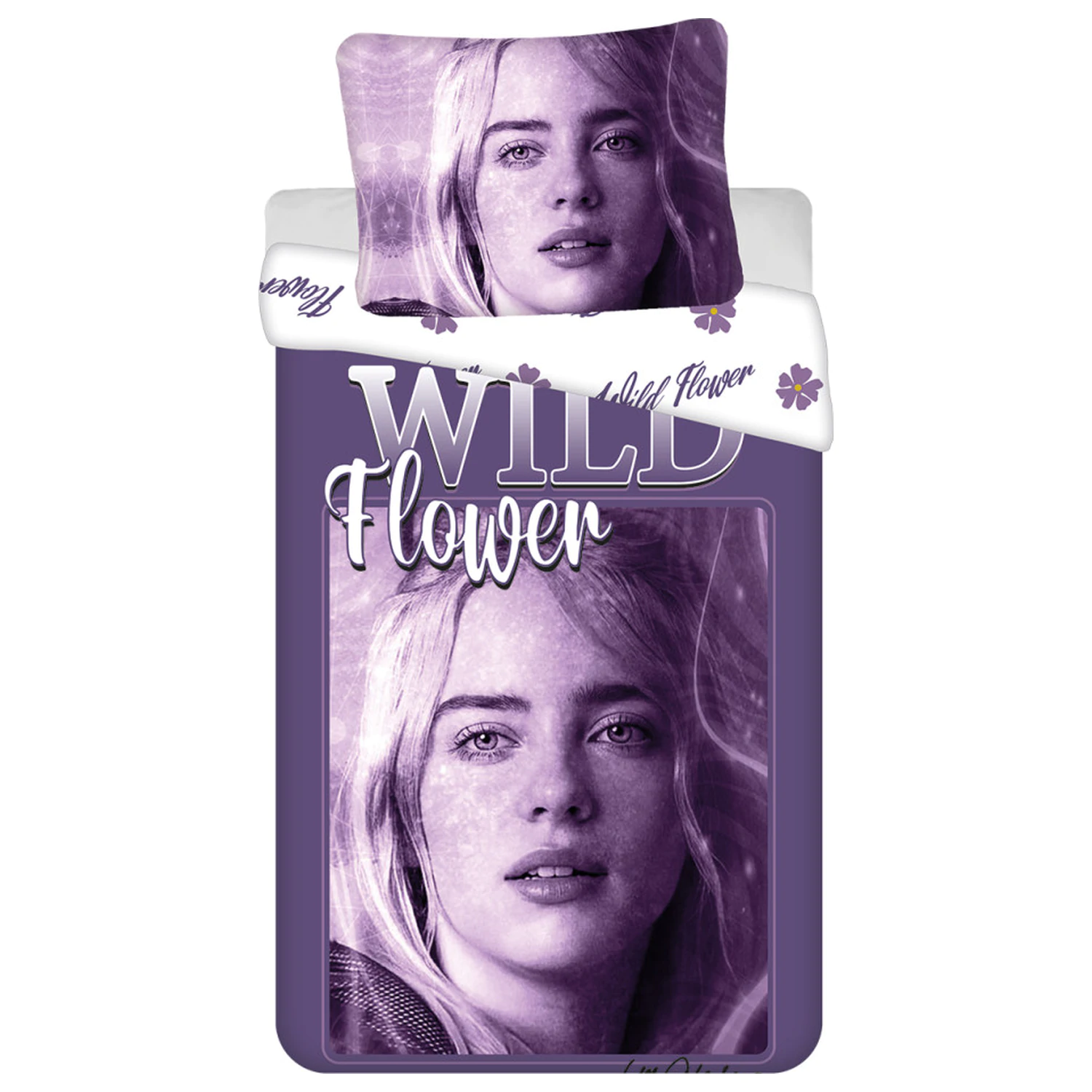 Billie Eilish Wild Flower prevleka za odejo fotografija izdelka