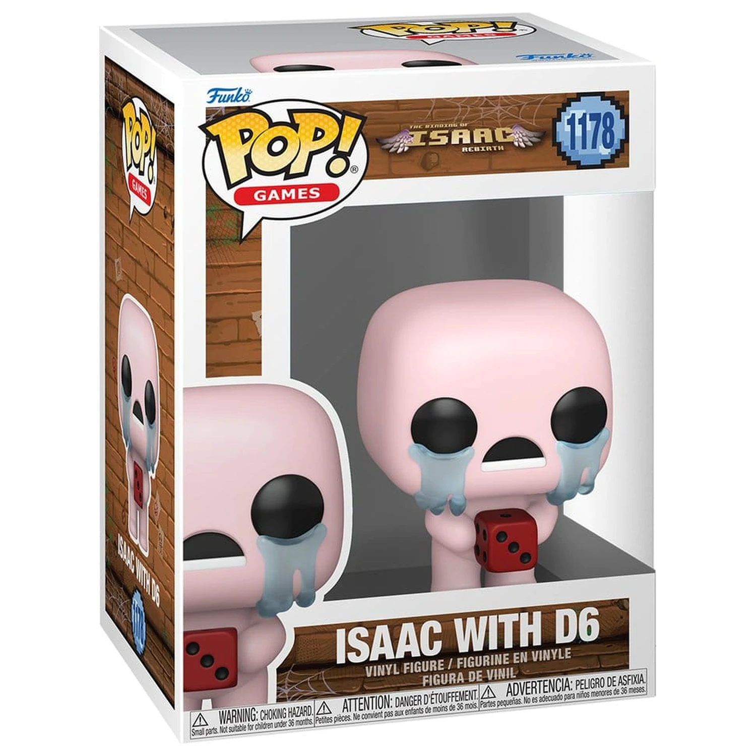 Binding of Isaac Funko POP! Games Vinilna figura Isaac z/kockami 9 cm fotografija izdelka