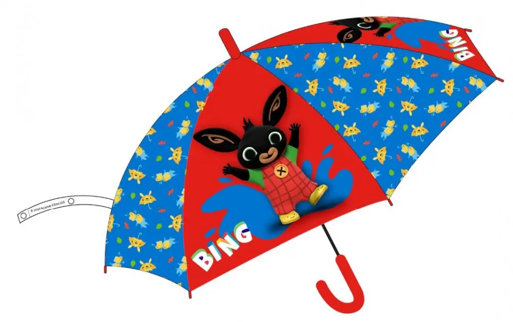 Bing Kids' polavtomatski dežnik Ø68 cm fotografija izdelka