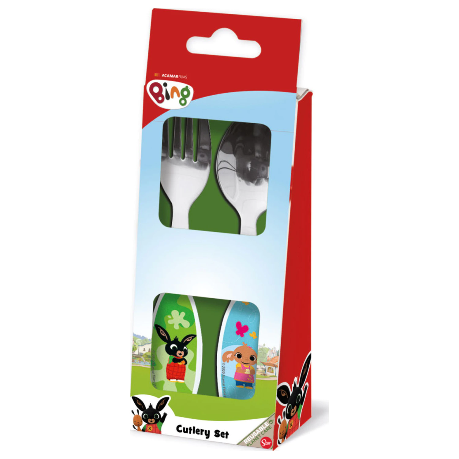 Bing Waving Metal set jedilnega pribora - 2 kosa fotografija izdelka