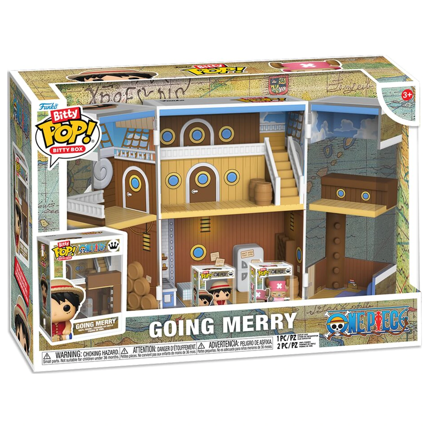 Bitty Boxes figura One Piece Going Merry fotografija izdelka