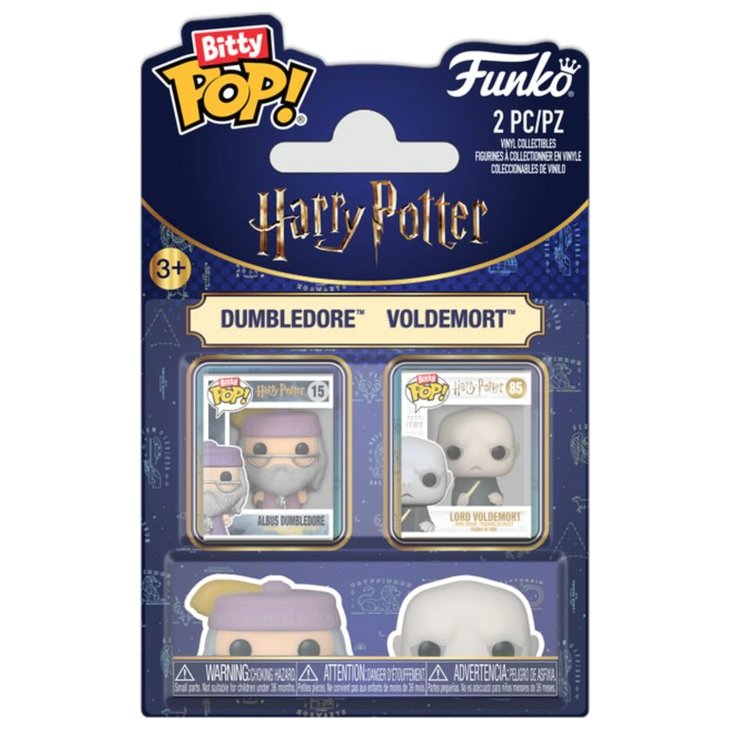 Bitty Funko POP paket z 2 figurama Harry Potter Dumbledore & Voldemort fotografija izdelka