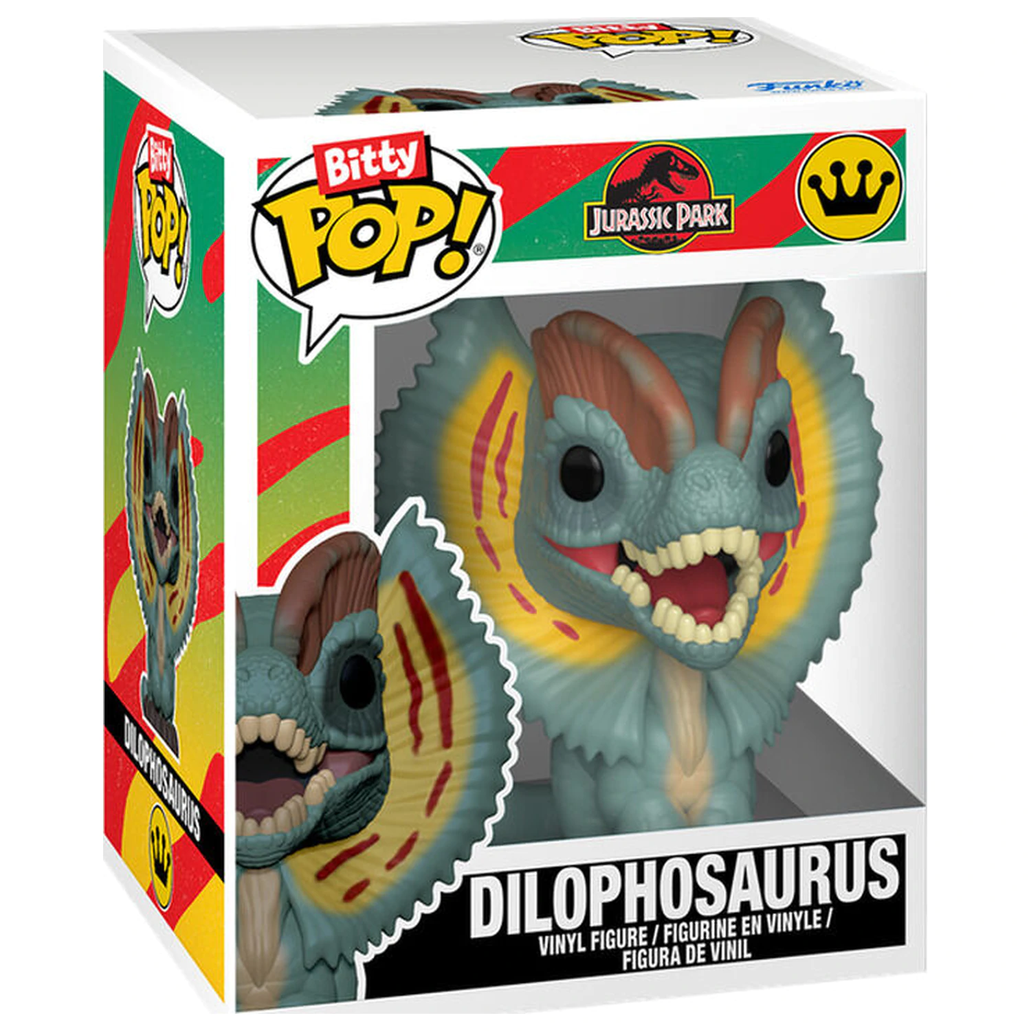 Bitty Funko POP paket 2 figur Jurassic Park Tyrannosaurus Fossil & Dilophosaurus fotografija izdelka