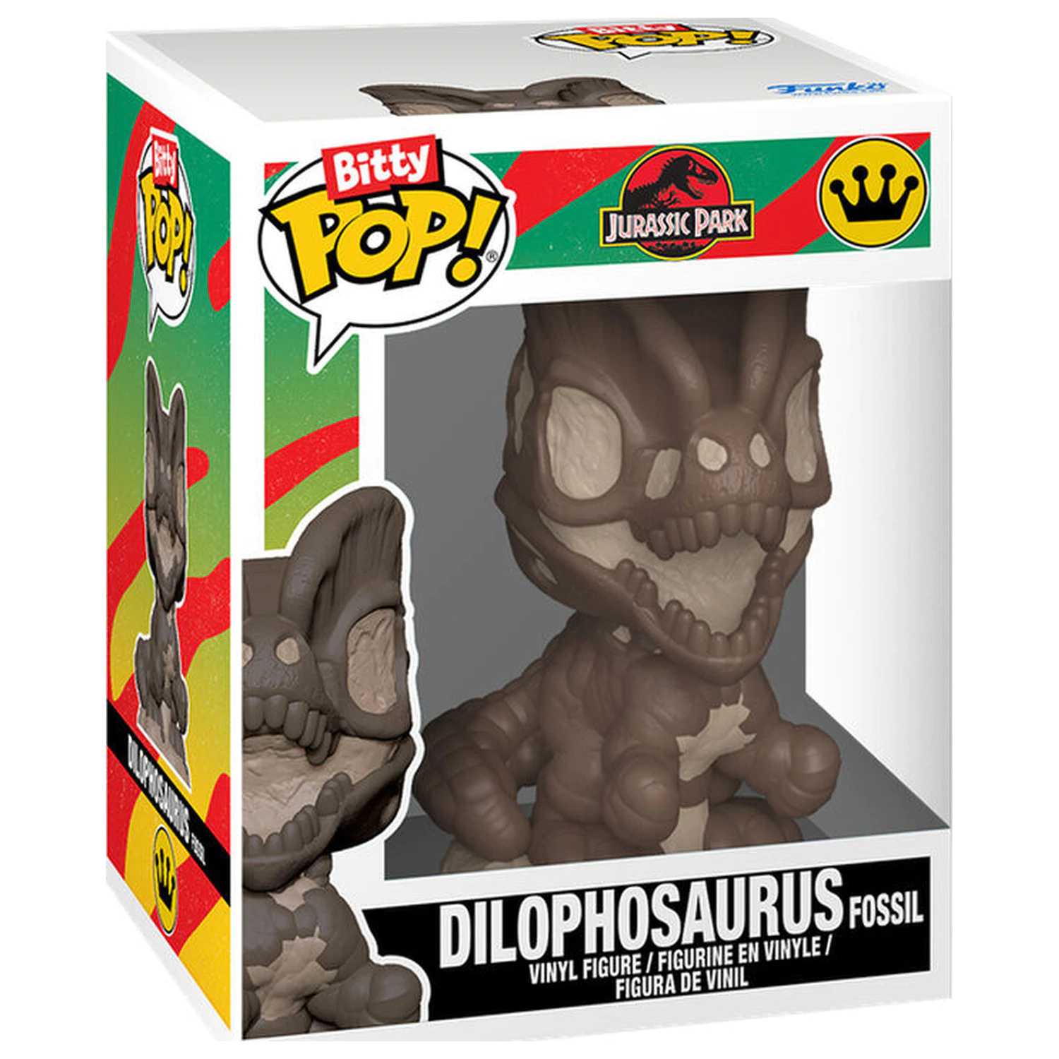 Bitty Funko POP paket 2 figur Jurassic Park Tyrannosaurus Fossil & Dilophosaurus fotografija izdelka